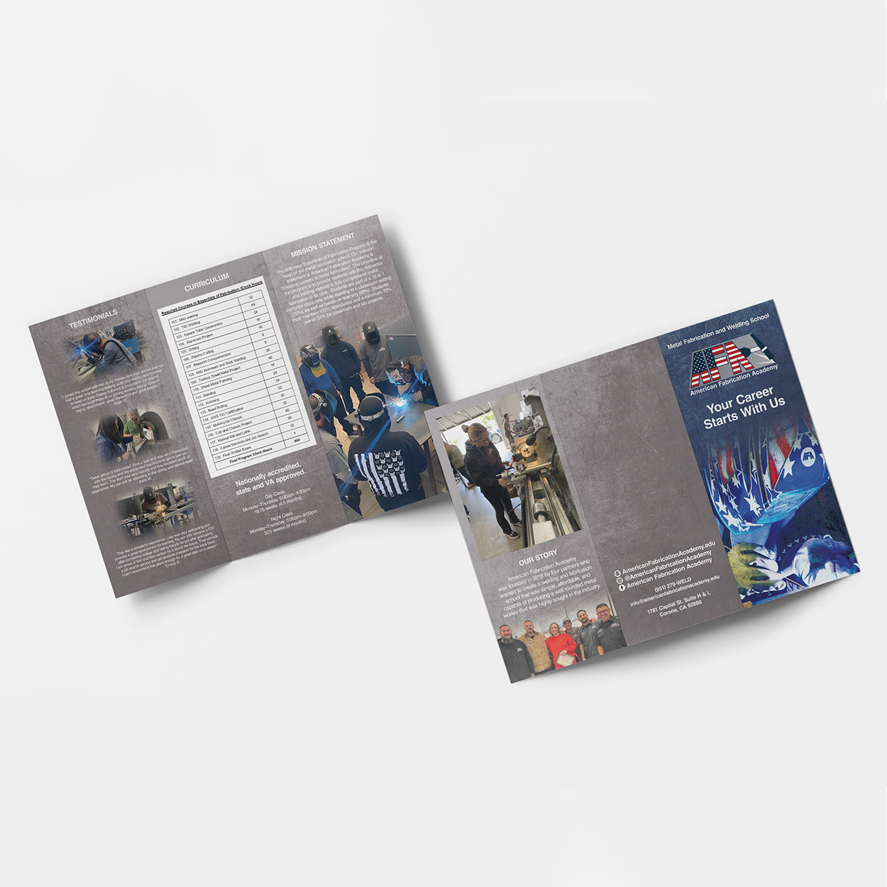 brochure trifold