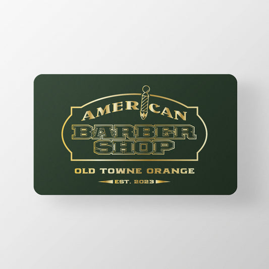 American Barbershop Old Towne Orange Business Cards