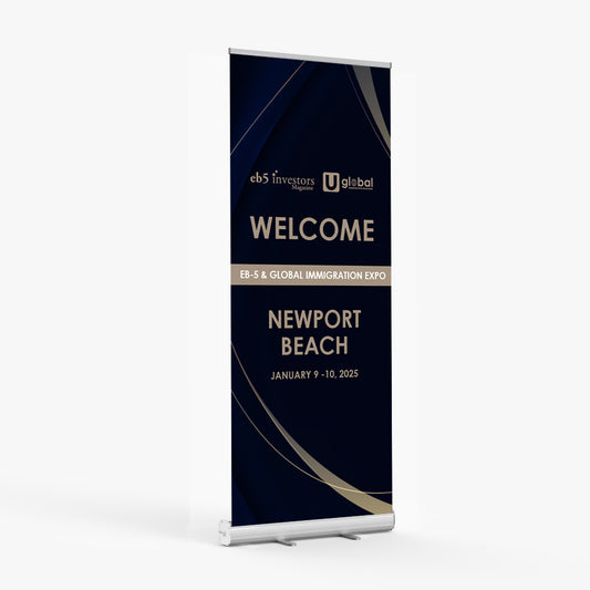 EB5 - Pull Up Banner - Standard Retracable
