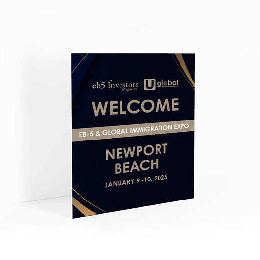 EB5 - 4mm White Coroplast Sign