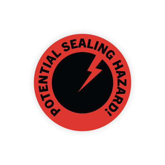 PCGS Potential Sealing Hazard Roll Label