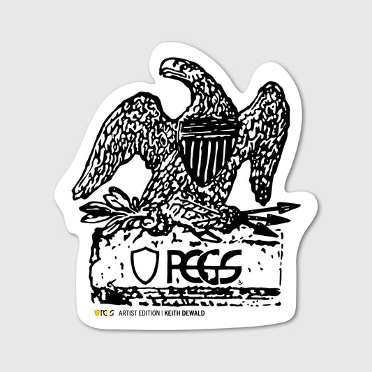 PCGS Sketch Eagle Sticker