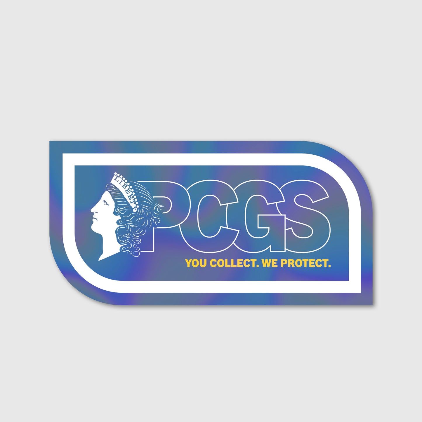 PCGS Liberty Blue Sticker