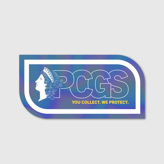 PCGS Liberty Blue Sticker